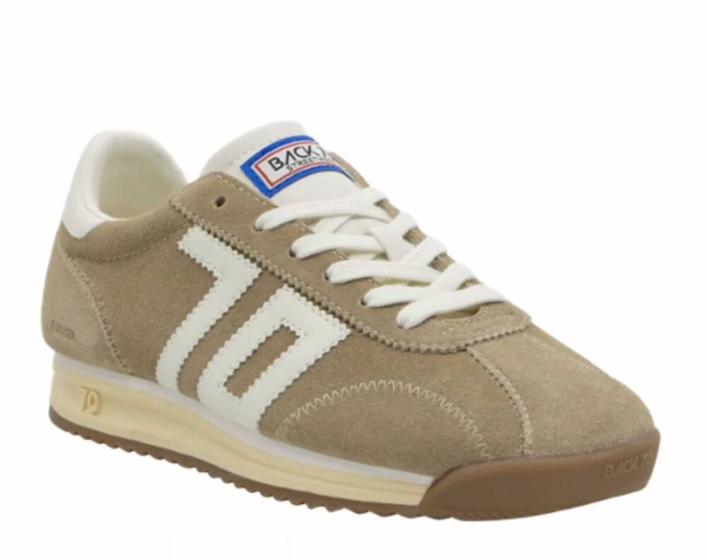 NEW BACK 70 women's runner sneakers in tan